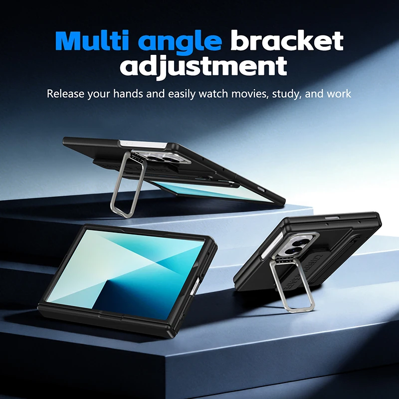 Lens Stand Phone Case For Samsung Galaxy Z Fold 8 Ultra 7 6 5 4 3 Case With S Pen Slot Stylus Fold 7 Fold 8 Protector Cover view 5