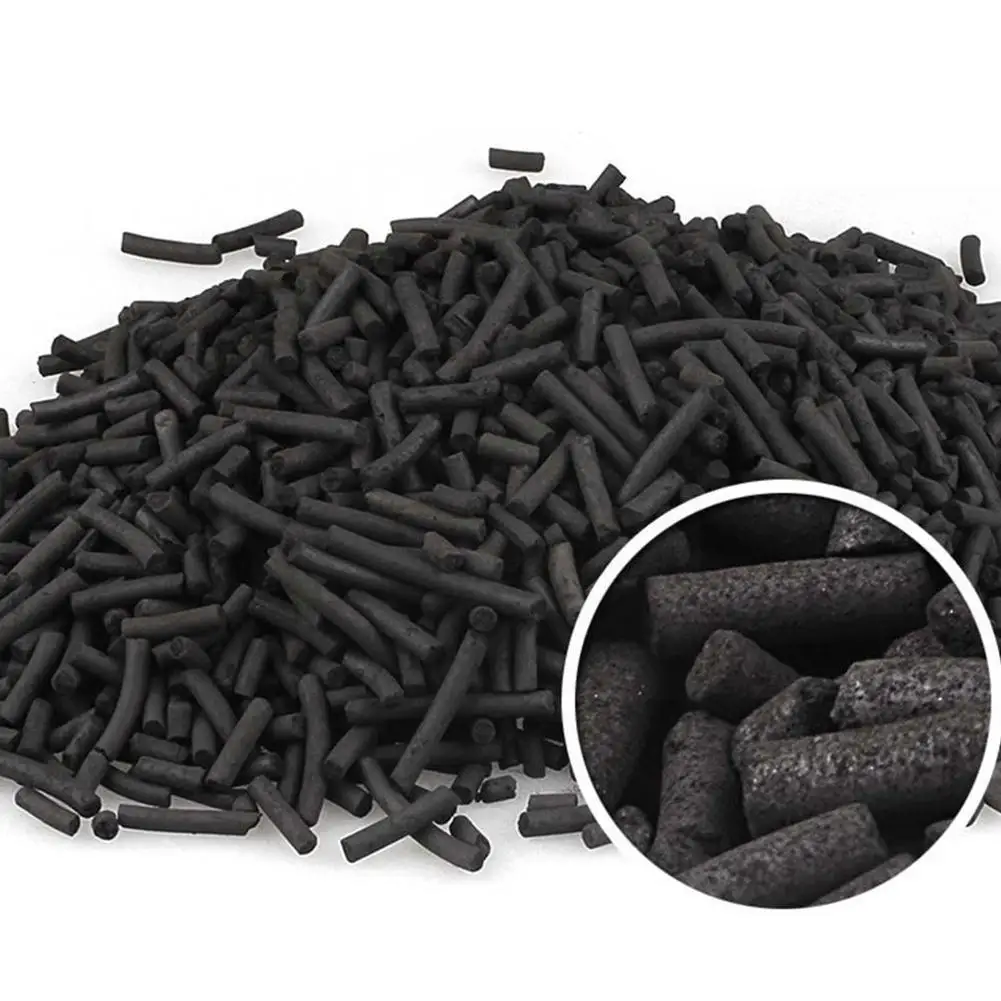 100g Activated Charcoal Carbon Pellets in Free Mesh Media Bag for Aquarium Fish Pond Tank Canister Filter C5I8