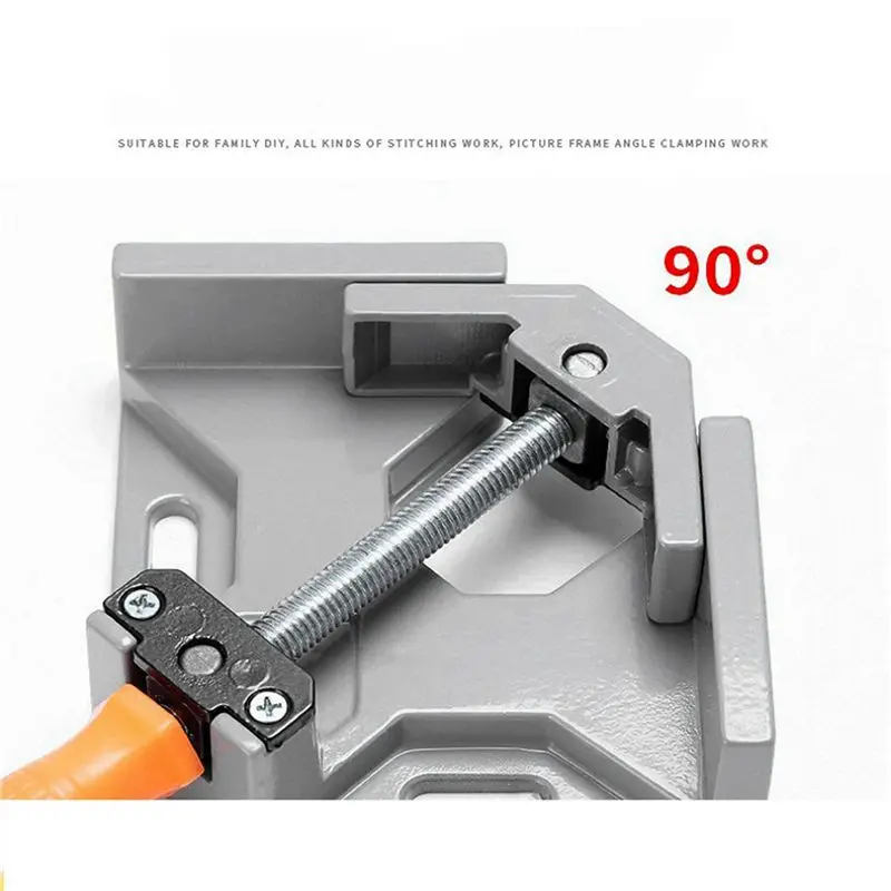 AT02-2X 90 Degree Angle Clamp Quick Fixed Fish Tank Glass Woodworking Picture Frame Clamp Multi-Function