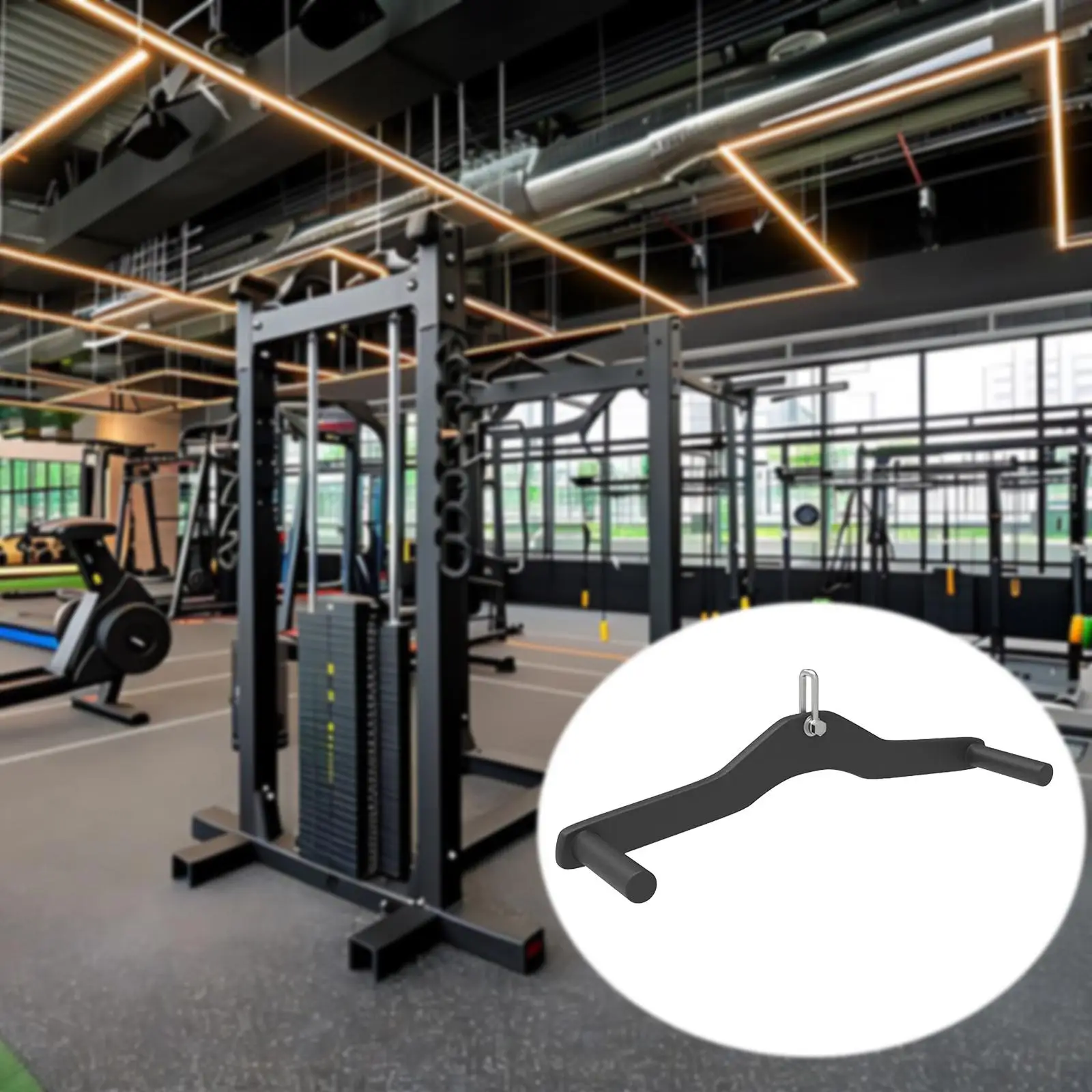 

LAT Pulldown Bar Attachment Cable Machine Attachment Strength Training Bar