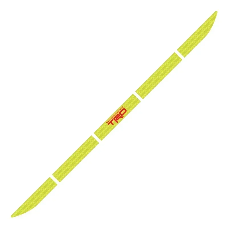 تأمين السيارة الذيل سيارة الذيل آمنة الزخرفية انعكاس ملصق لتويوتا أفالون ميراي أفينسيس برادو هايلكس VVT-I 4WD كورولا TRD #4