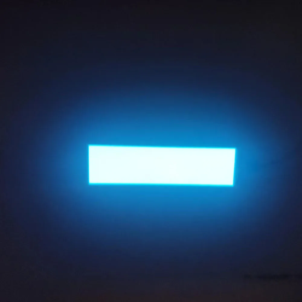 Blue 4x15cm El Lighting Stripe EL Backlight El Lighting Sheet  Panel For LCD Backlights Without Inverter