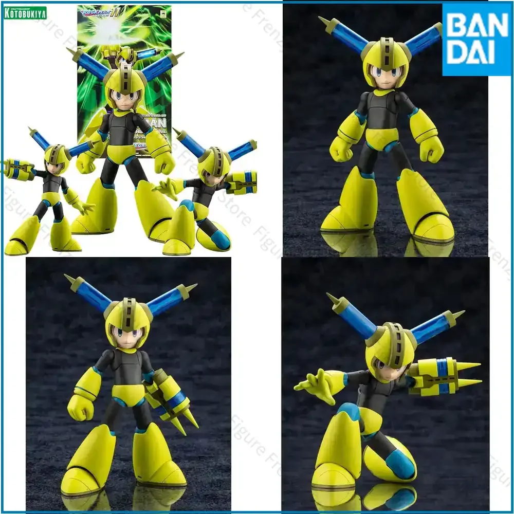 Special Offer for Kotobukiya Mega Man 11 FUSE MAN Scramble Thunder Action Figure KP753 for ROCKMAN Plastic Model Kit Anime