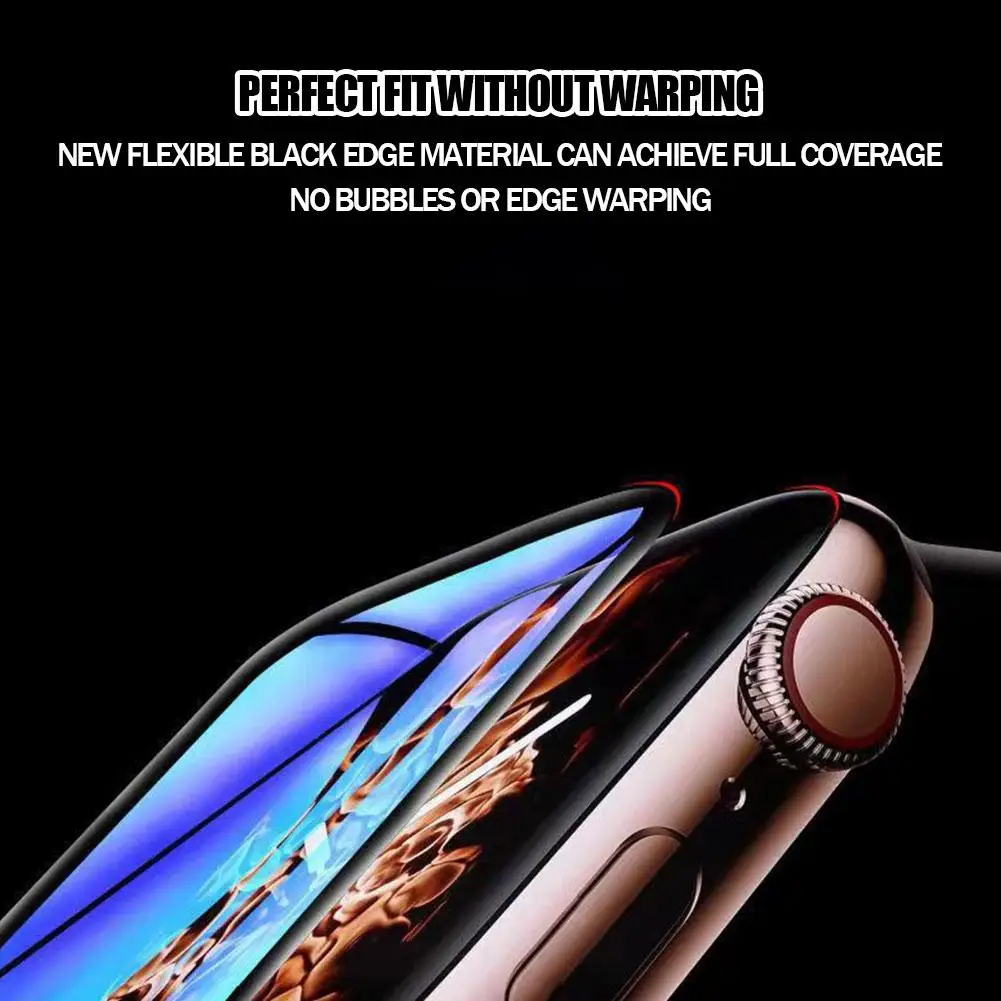 Tempered Glass Screen Protective Film Suitable For Huawei Watch Fit 3 Full Coverage Scratch Proof Bump Against Easy Install U0B3