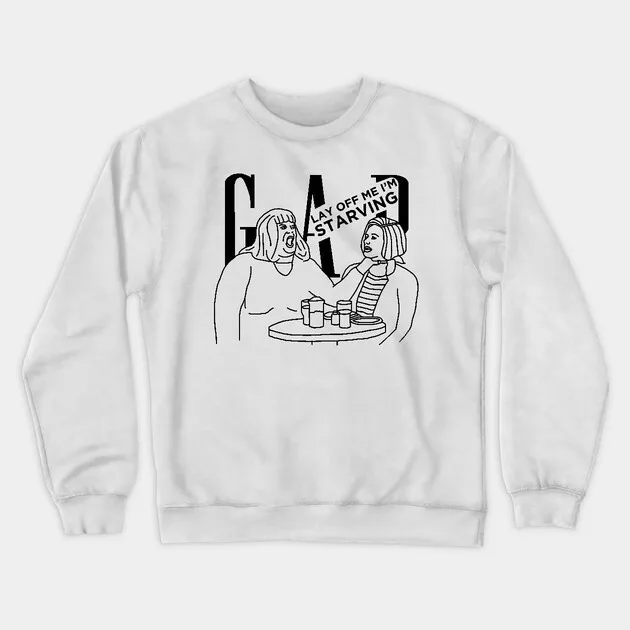 

Autumn and Winter Style Hunger - Humor Sweatshirt, "Hungry Outburst" Graphic for A Trendy and Witty Look
