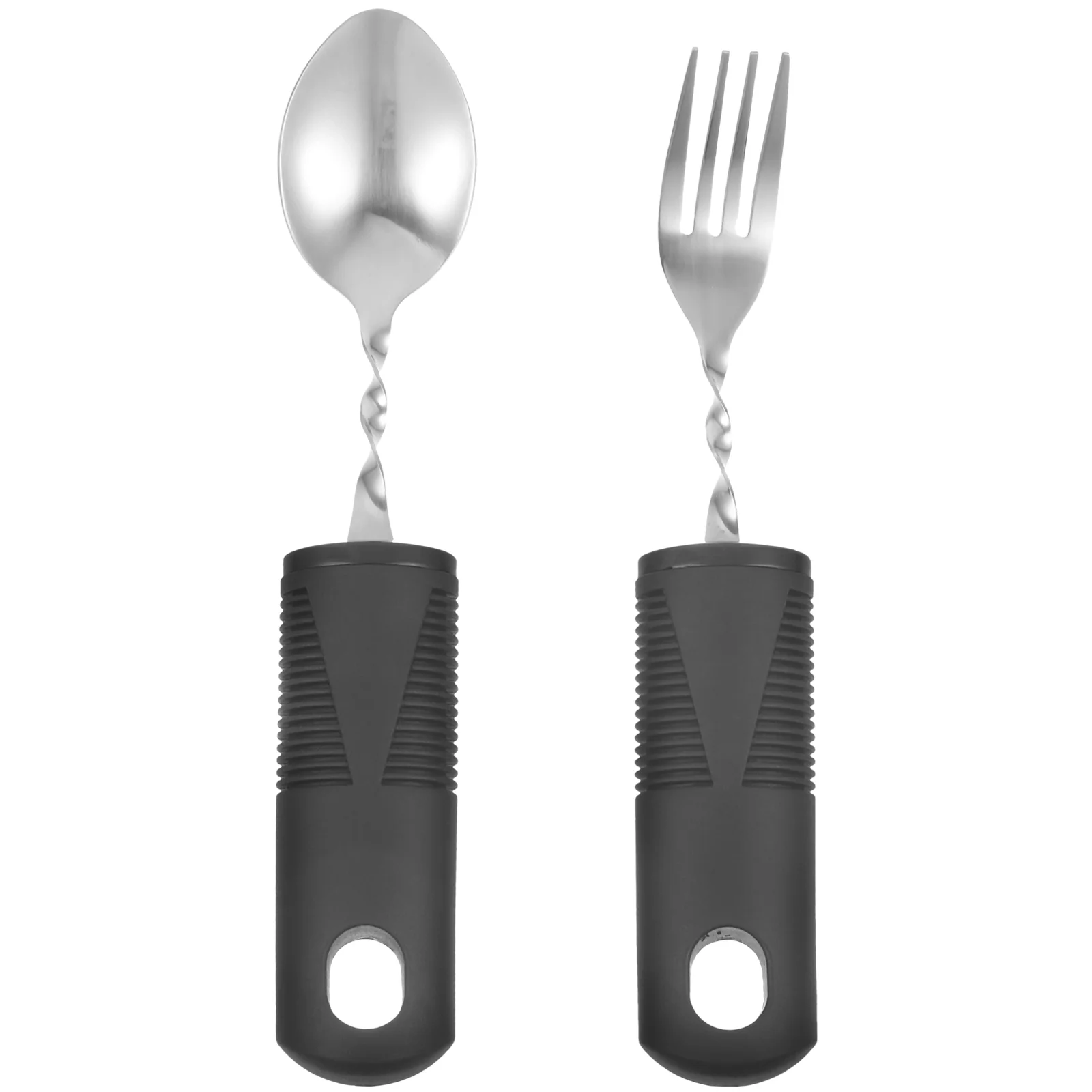 

Assistive Eating Devices Bendable Fork and Spoon Spoons Silverware Food Adaptive Utensils Portable Cutlery