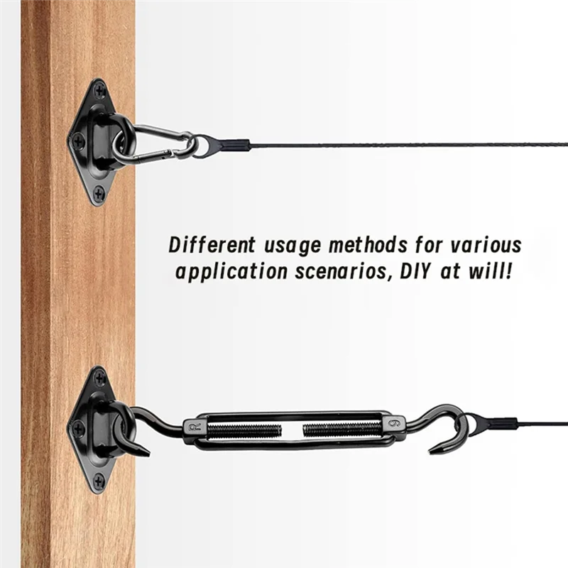 

THIVN-44 шт. комплект оборудования для солнцезащитного козырька для установки треугольного прямоугольного солнцезащитного козырька, для патио, сада на открытом воздухе
