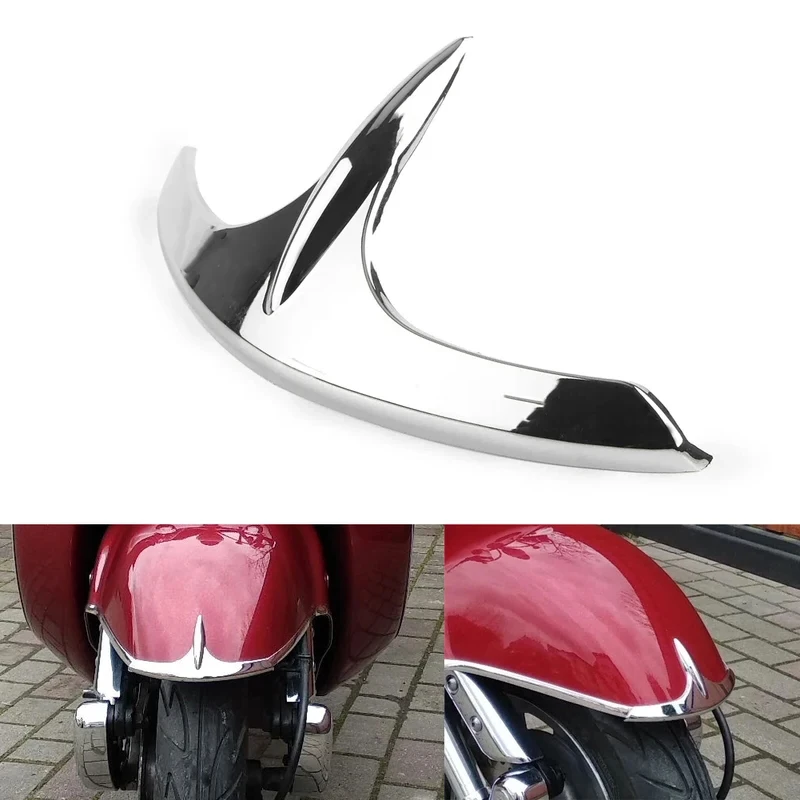 Motorcycle Chrome Front Fender Fairing Tip For Honda Honda Goldwing GL1800 2001-2017 Goldwing F6B Valkyrie 2014-2017