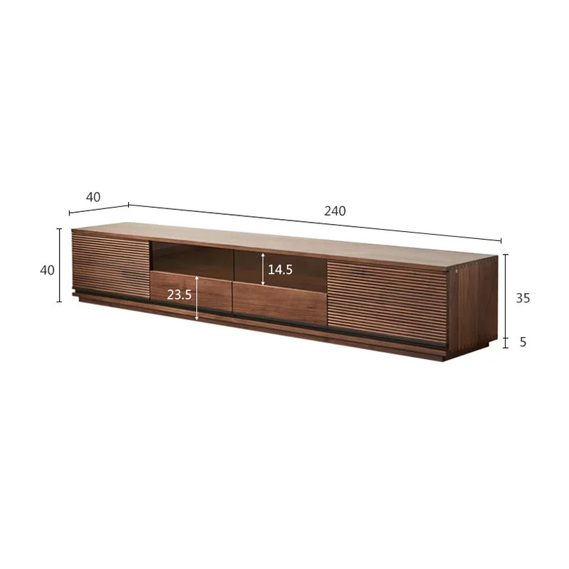 Mid Century Luxury Tv Cabinet Wabi Sabi Design Vintage Tv Stand Premium Classic Meuble Télé Moderne De Luxe Tv Furniture