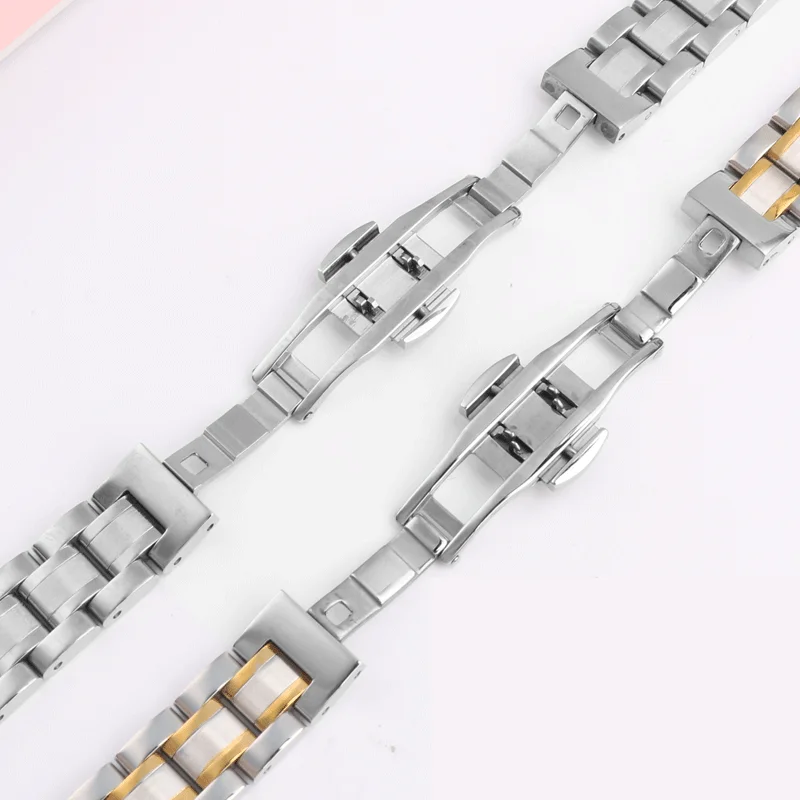 Stainless steel wristband for Casio LTP-V007L LTP-V009D LTP-1208/LTH-1060/4048 series women\'s leather strap 12mm 14mm 15mm 16mm