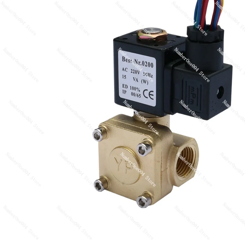 

Two-Position Two-Way Diaphragm Solenoid Valve 4-Minute Normally Closed Water Valve Air Compressor Air Valve Ac220vdc24v