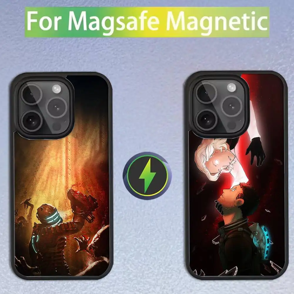 

Game Dead Space Cool For iPhone 11,12,13,14,15,16,17,Pro,Max,Plus,Mini,SE4,E Phone Case Magnetic For Magsafe Wireless