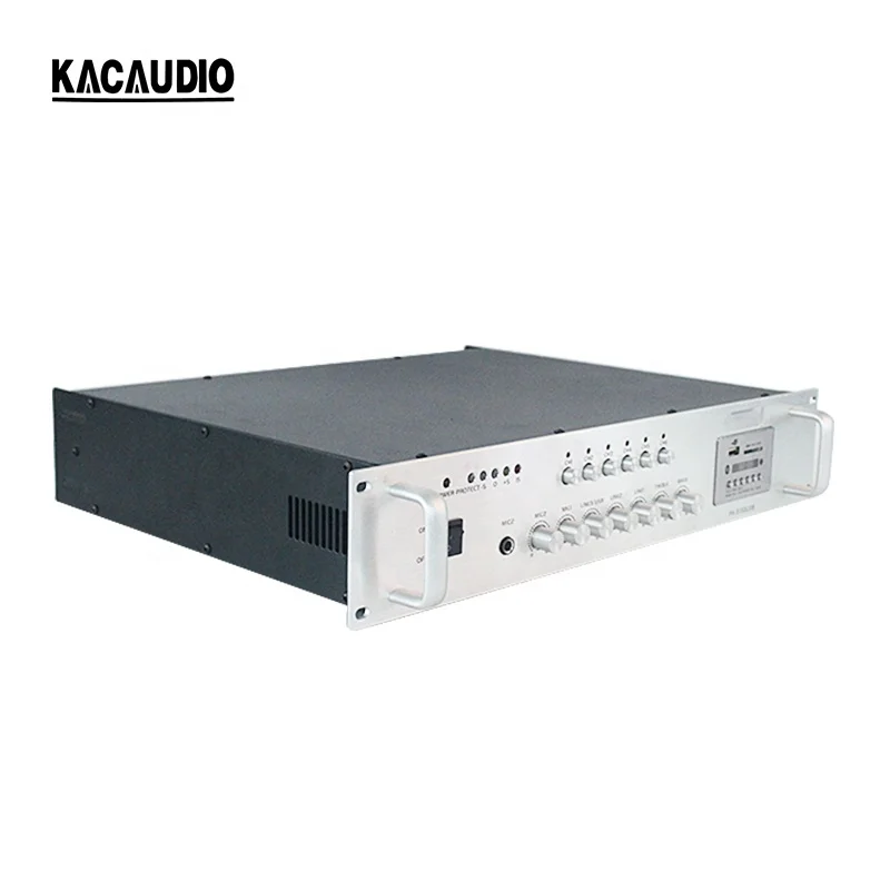 350W 6 Channels Zones Music System Amplifier Pa System Mixer Amplifier