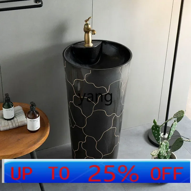 

LH courtyard washbasin pillar basin room washbasin integrated floor type