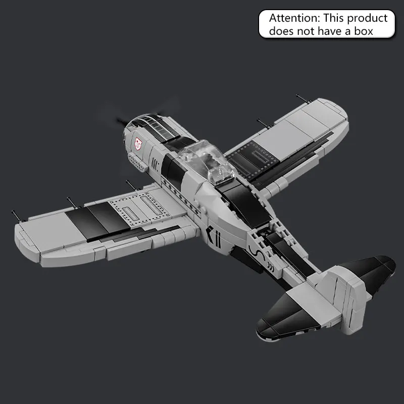 503 peças blocos de construção de lutador FW-190, ornamentos clássicos de brinquedo de avião alemão da segunda guerra mundial, montagem de quebra-cabeça para meninos, presentes para crianças