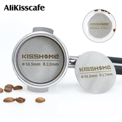 Coffee Puck Screen Fit 51mm 53.5mm 58.5mm Reusable Ground Filter Mesh Heat Resistant Metal For Espresso Accessories Barista Tool