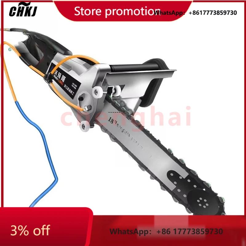 

CHKJ-2025NEWFactory Price Concrete Cutting Chain Saw Machine Brick Wall Cutting Machine 220v Handheld Cutting Marble Stone Chain