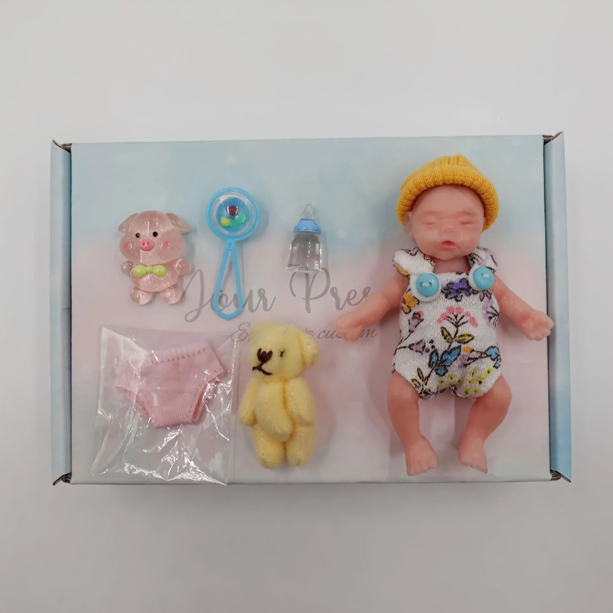 Mini Butter Rebirth Toys, 3.15 silicone solide, statue de collection de taille de l'hypothèse, jouets d'art faits à la main, accessoires de maison de beurre