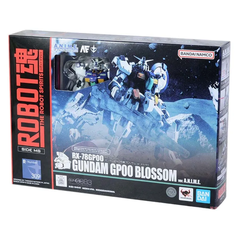 Bandai Figure Gundam Anime Figures Robot Spirits RX-78 GP00 Blossom Mobile Suit Gunpla Action Figure Toys For Boy Children Gift