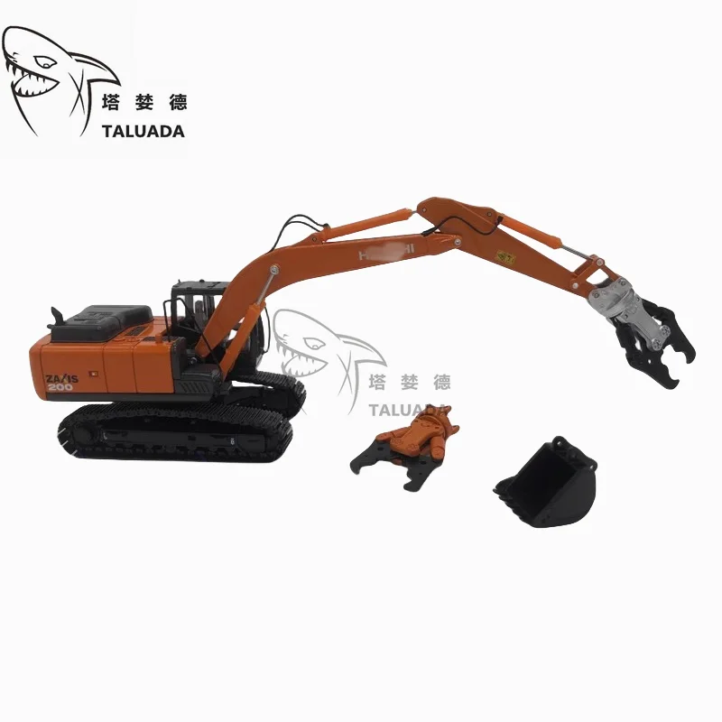 For HITACHI Excavator Demolition Clamp ZX200-5A ZX210-5 ZX250-5 Alloy 1:50 Scale