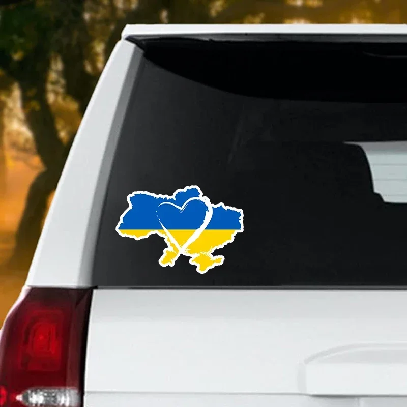 Car Sticker Ukrainian Classic Automobile Sticker Waterproof Vinyl Decal Ukraine Sunflower for Cars Motorcycle Notebook Decor