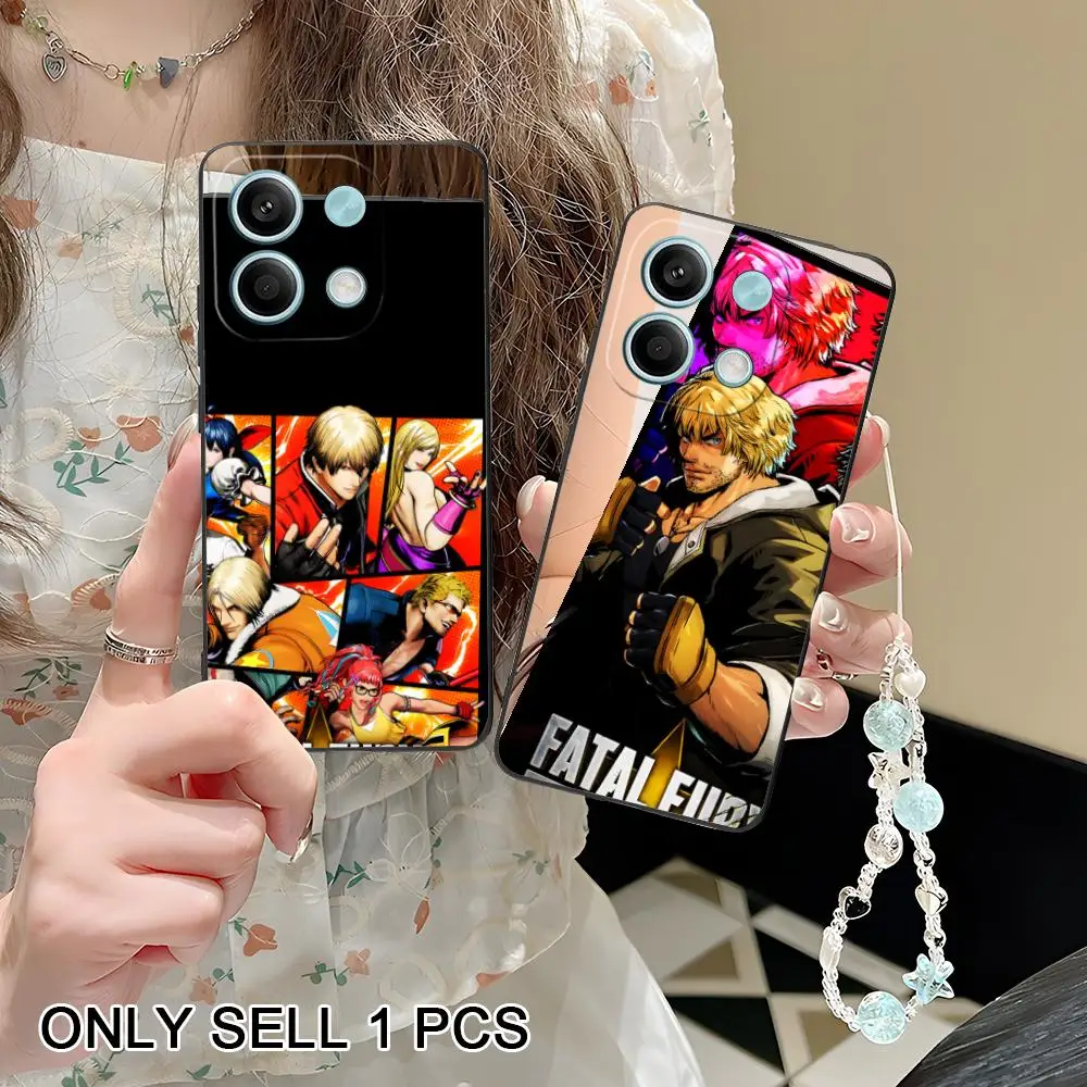 Fatal Fury Game Phone Case for POCO F8 F7 F6 F5 F4 Pro GT C75 C71 C65 C61 C40 Pro Ultra Soft TPU Shockproof Cover
