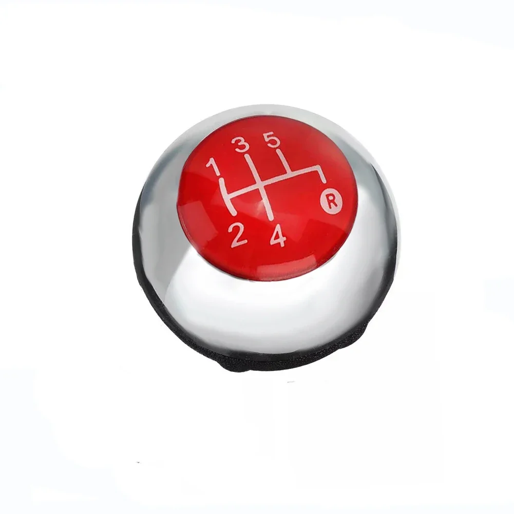 

5 Speed Shift Knob in Red Compatible with For Fiat Models including For Fiat 500 and For Fiat 500C Part Number 55344048