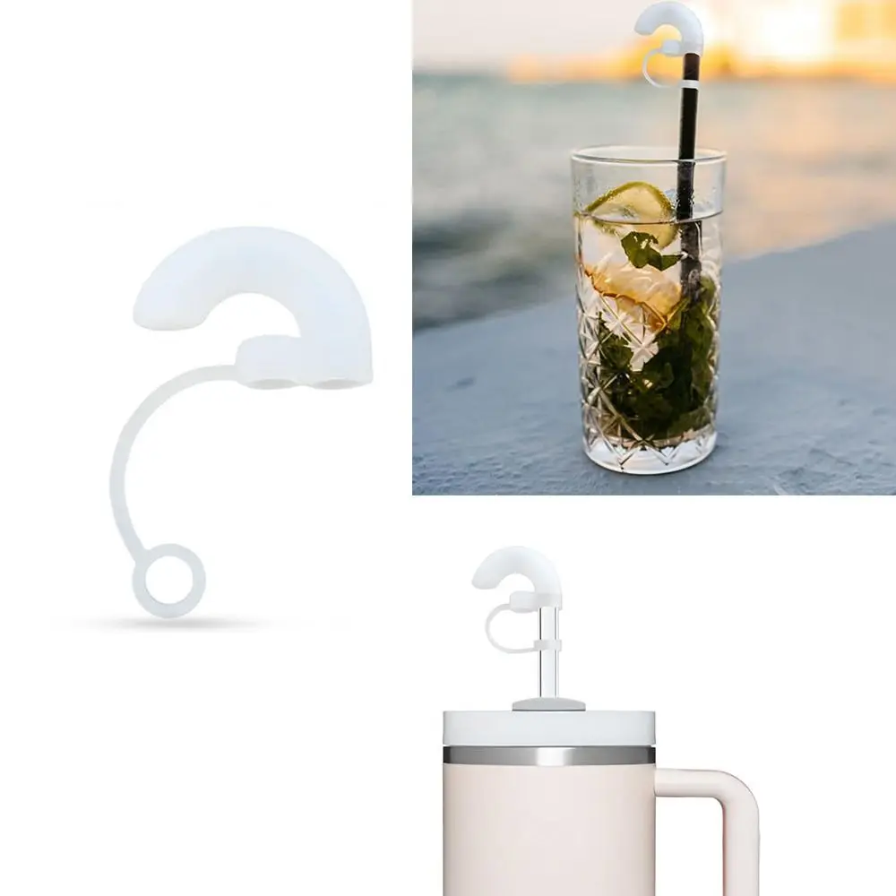 Reusable Anti Wrinkle Straw Covers Leak-Proof Silicone Wrinkle Free Straw Cover for /Tumbler Cup