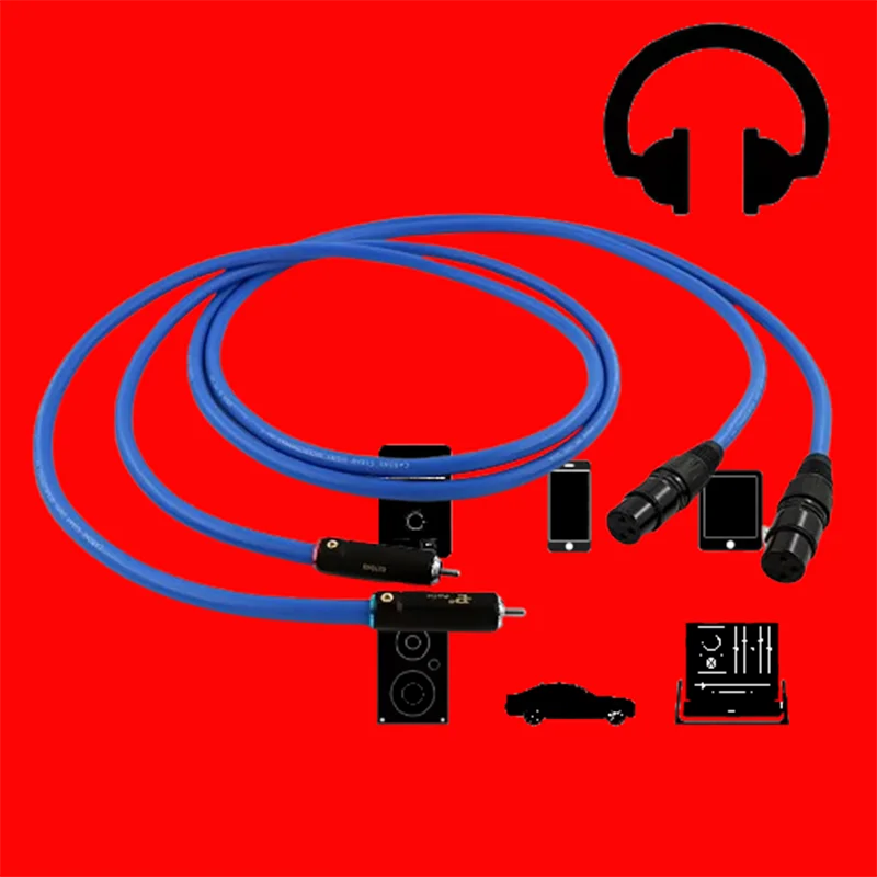 

Cardas Clear Reflection RCA to XLR Balanced Cable Golden Ratio Shielded Rhodium-Plated HiFi​