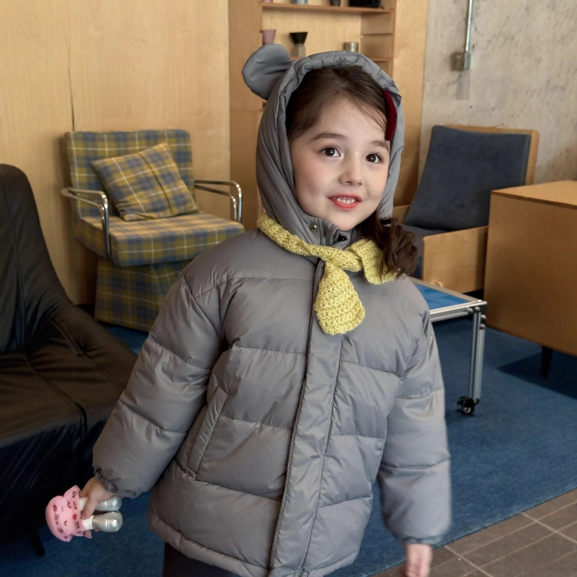 

Kids Clothes Down Jackets Winter New Style Hooded Warm, Waterproof and Dust-proof Outdoor Down Jackets Baby Daily Outwear