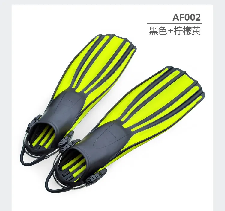 NEW   Fin Diving Special with Spring Adjustable Four-line Frog Shoes High Thrust Deep Diving Professional Scuba Diving Equipment