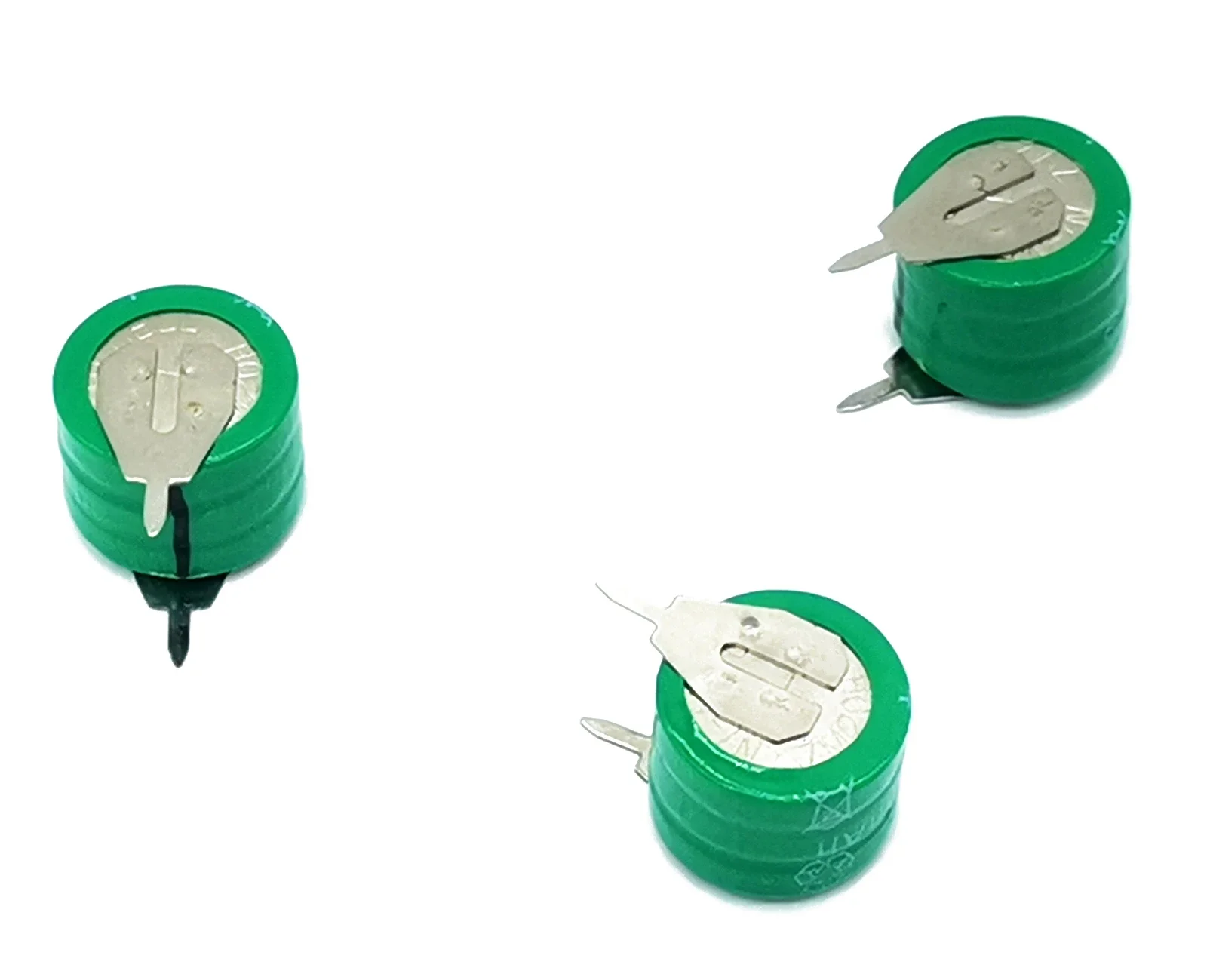 3x Ni-MH Button Rechargeable Battery w/tabs 3.6V 20MAH For PLC Data backup power