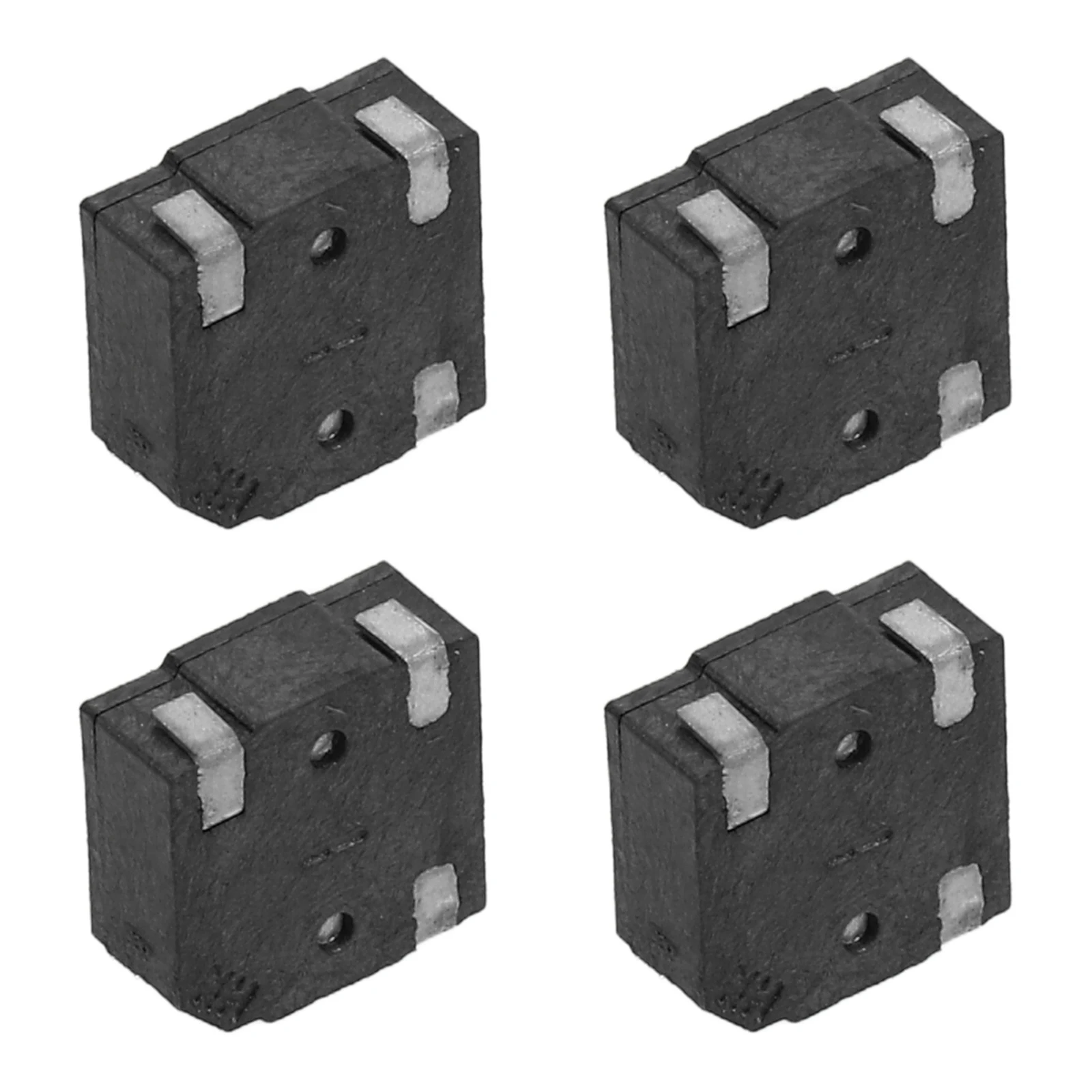 4 pçs mini buzzer brincadeira kit micro eletrônico sirene para surpresas divertidas truque porta alarme buzzer plástico piezo substituição alta