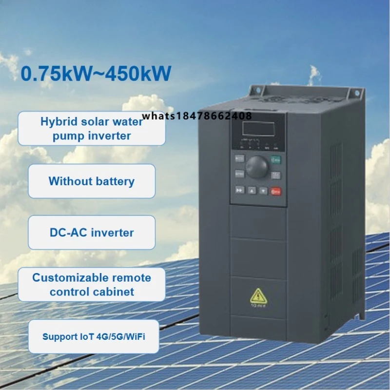 

Solar Pump Controller Off-grid 75kW 3 Phase 380V PV550 for Agriculture Irrigation Industrial Water Supply System CE ISO