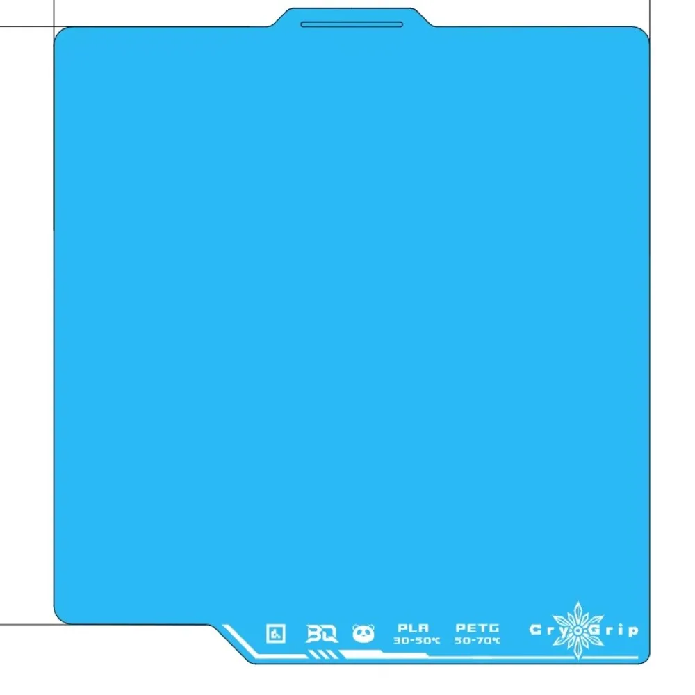 

Текстурированная рабочая пластина из пружинной стали, двухстороннее покрытие с криокруглением, прочный аксессуар для 3D-принтера для BambuLab P1P P1S A1