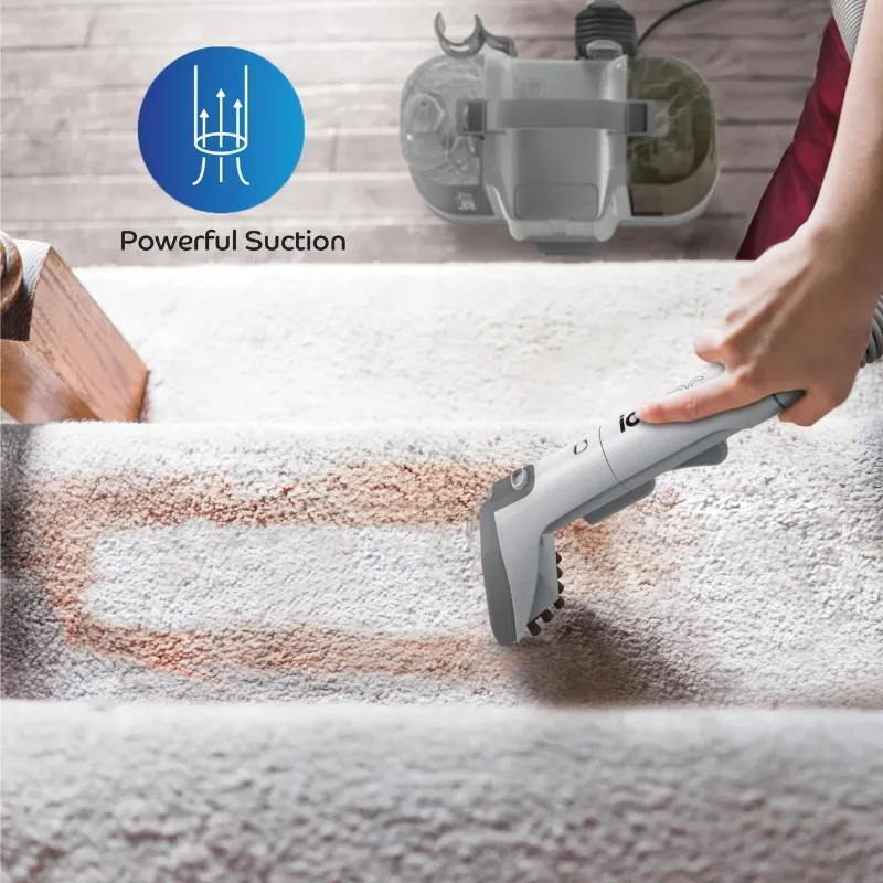 Ionvac Stain Lifter 12kPa Suction Portable Carpet and Upholstery Cleaner Vacuum, Gray