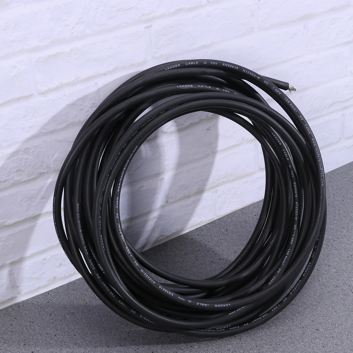 

10M 4Mm² Solar Cable Extension Power Cord Uv Resistant Flame Retardant Low Smoke For Solar Panels Connection Black