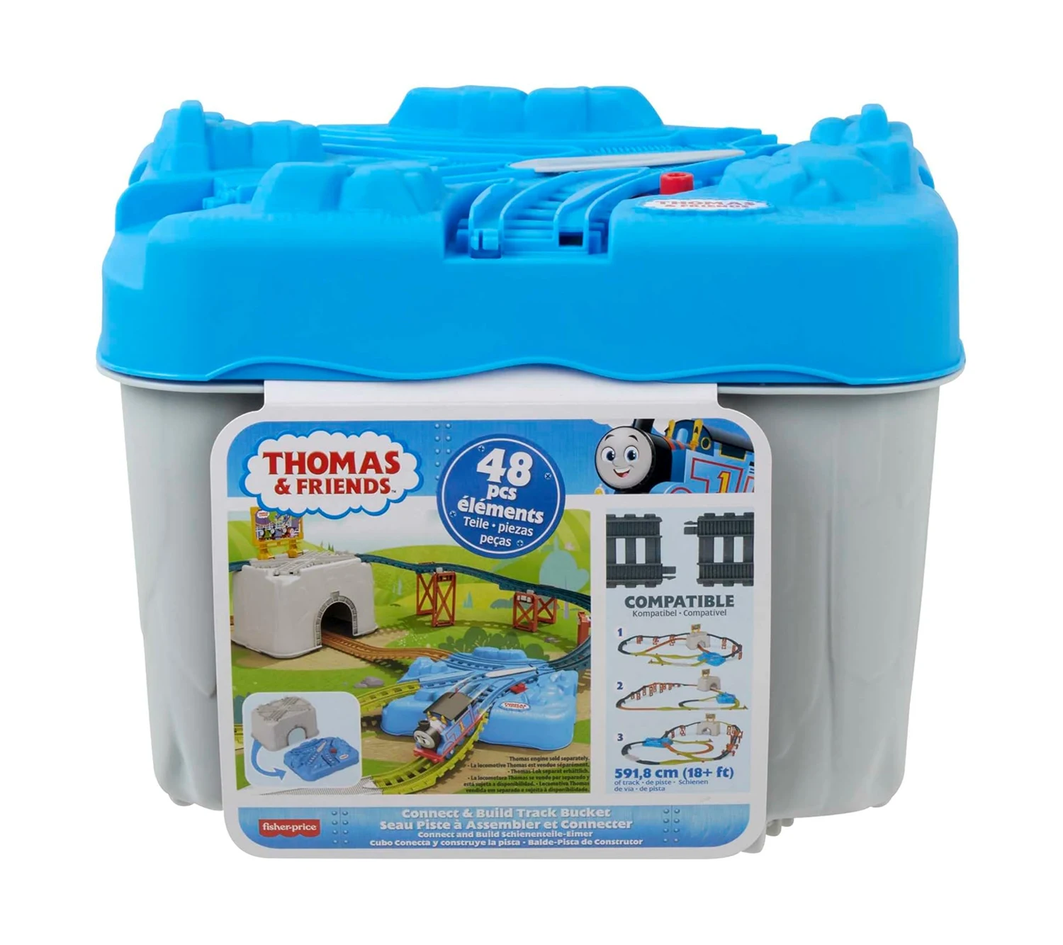 الأصلي  توماس آند فريندز توصيل وبناء دلو لحزمة توسيع القطار الآلي دييكاست مجموعة مسارات ألعاب الأولاد #1