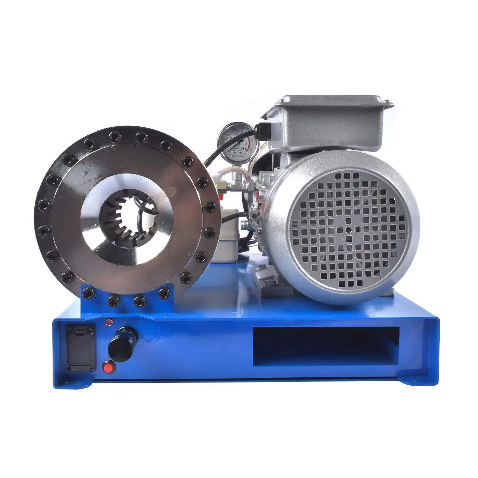 2.2KW Electric Hydraulic Hose Crimping Machine 110V/220V/380V, Portable Pipe Crimper for Rubber Hose Processing