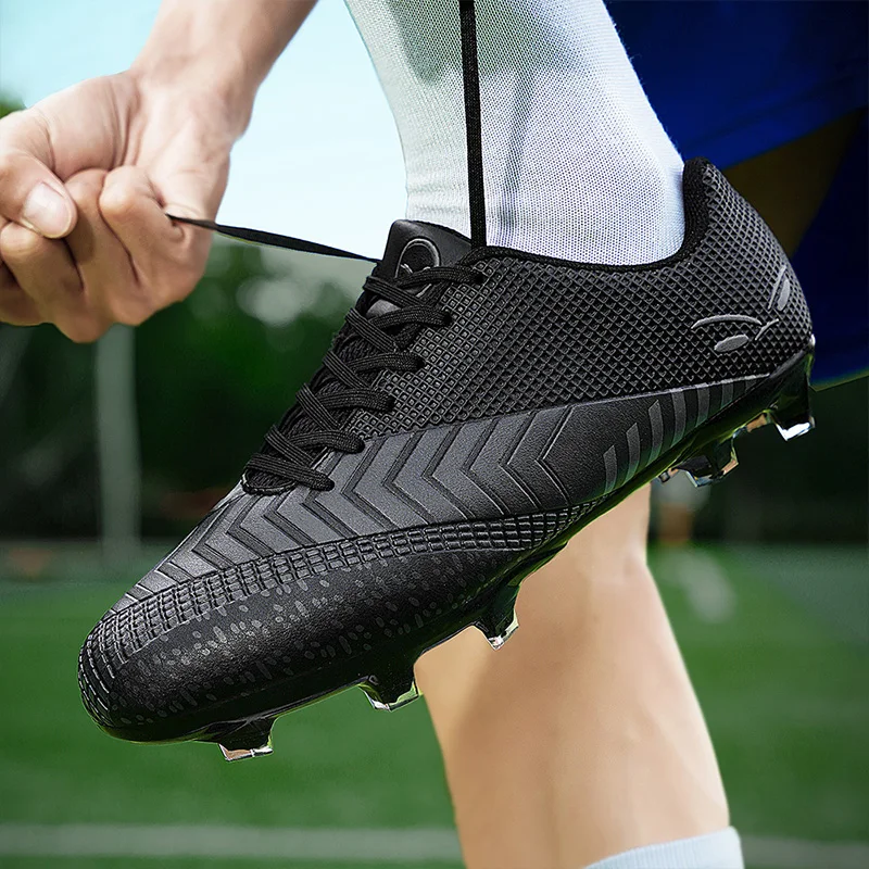 Botas de fútbol profesionales para hombres y niños, zapatos de fútbol, tacos de fútbol antideslizantes, zapatillas de entrenamiento al aire libre para adultos