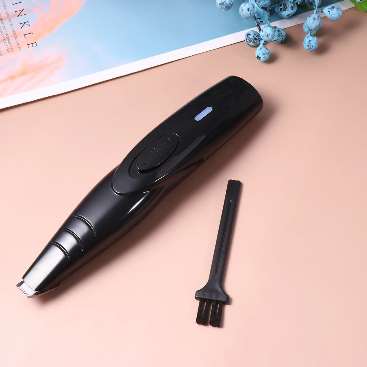 

Creative Ceramic Pet Feet Clipper Dog Grooming Tool Powerful Quiet Trimmer Safe Foot Cutting Smooth Performance Black Without