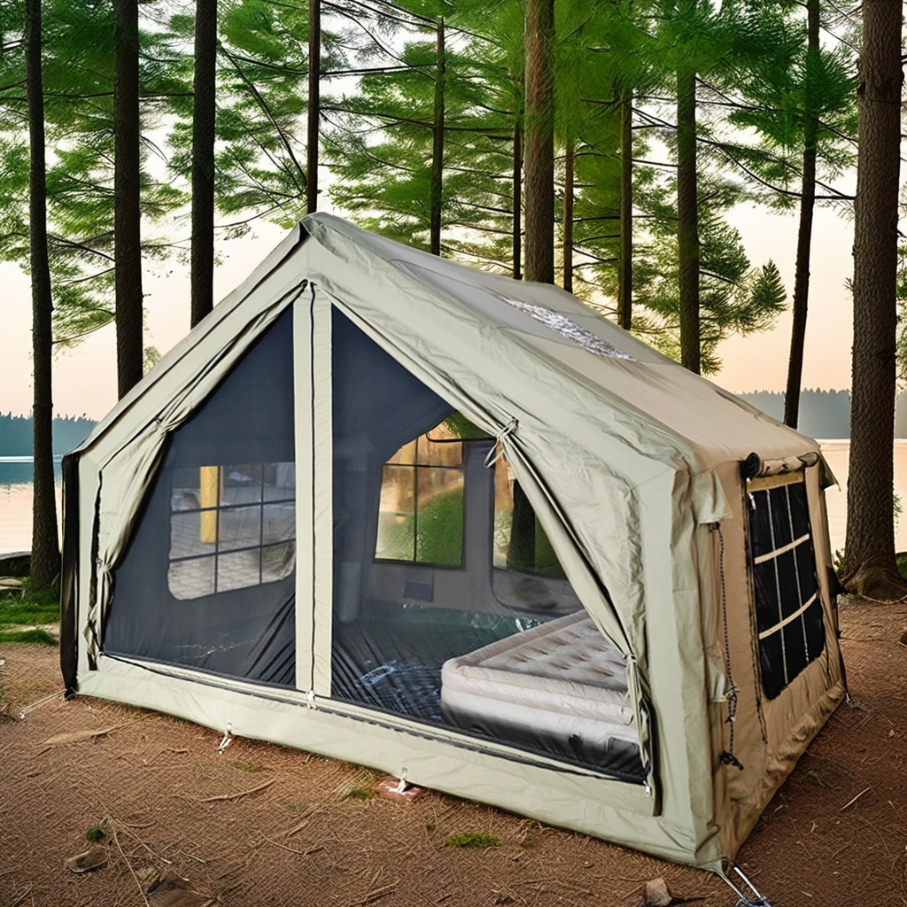 

Waterproof Oxford Inflatable Camping Tent Outdoor Hiking Tent