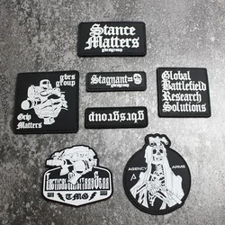 New Design 3D PVC Glue  GBRS Sticker Personalized Package Armband Tactical Morale Armband Helmet With Backpack Hook Loop Patches