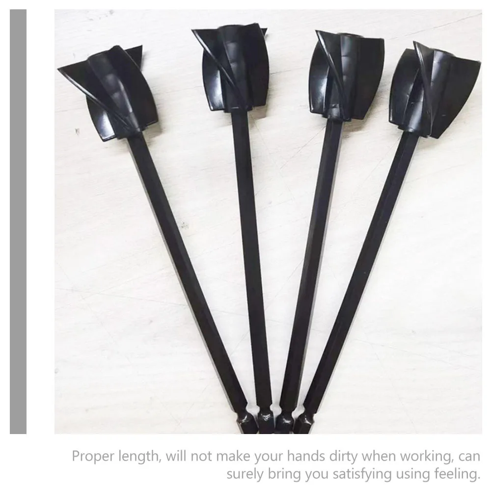 

1Set Resin Mixer Paddles Epoxy Mixer Paddles Paint Stirrer Drill Attachment Sturdy Plastic Paddle for Resin Epoxy Paint Mixing