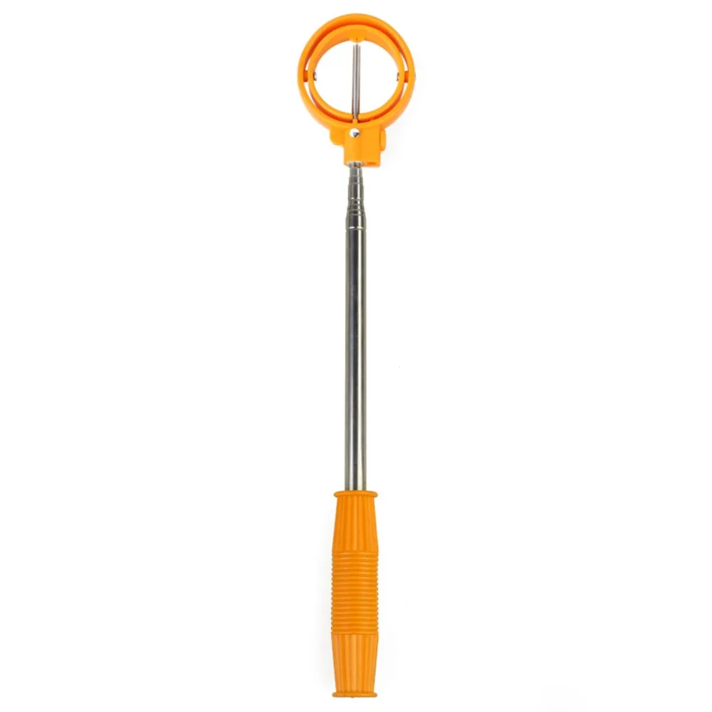 

Телескопический измеритель мячей для гольфа с двойным кольцом, регулируемый фиксатор, сборщик мячей для гольфа, нескользящая ручка, нержавеющая сталь