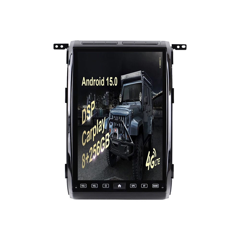 Rádio Automotivo Android 15 com Tela Vertical de 14.5 Polegadas para Ford F150 2009-2014, Reprodutor Multimídia Automotivo com GPS, Navegação, Estéreo e Unidade Principal DSP