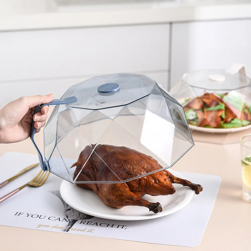 

Anti-Oil Splatter Cover Plastic Bowl Lids Microwave Splatter Guard Heat Resistant Food Cover For Leftovers Fruits