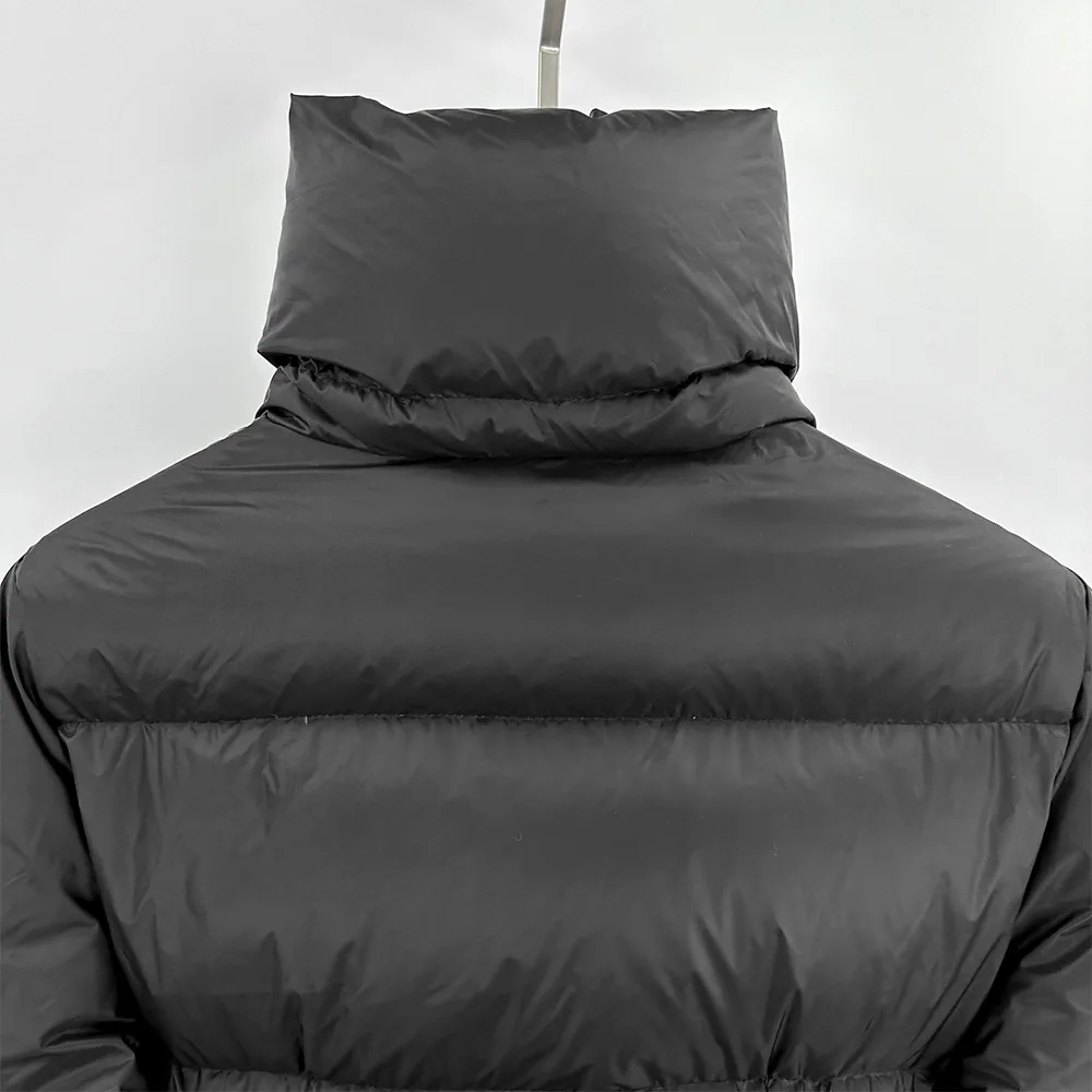 High Street Duck Down Jacket Women's Autumn and Winter Coat New Product Hite Duck Down Fluffy High Neck Tailcoat Down Coats