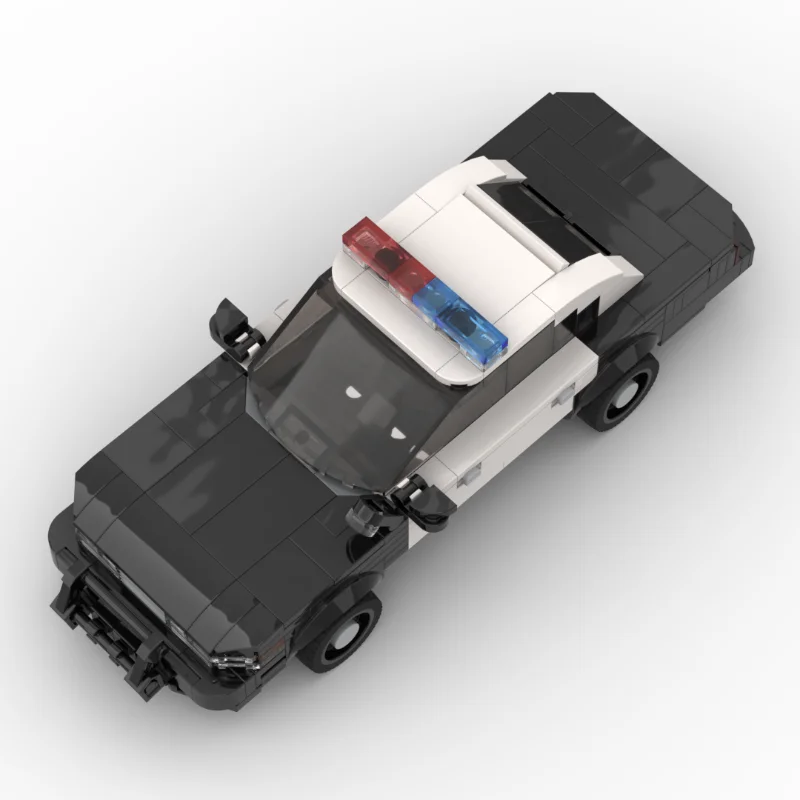 MOC 1995 Police Interceptor Speed Champion Classic Car Model Racing Children's Toy Gift Technology Building Blocks