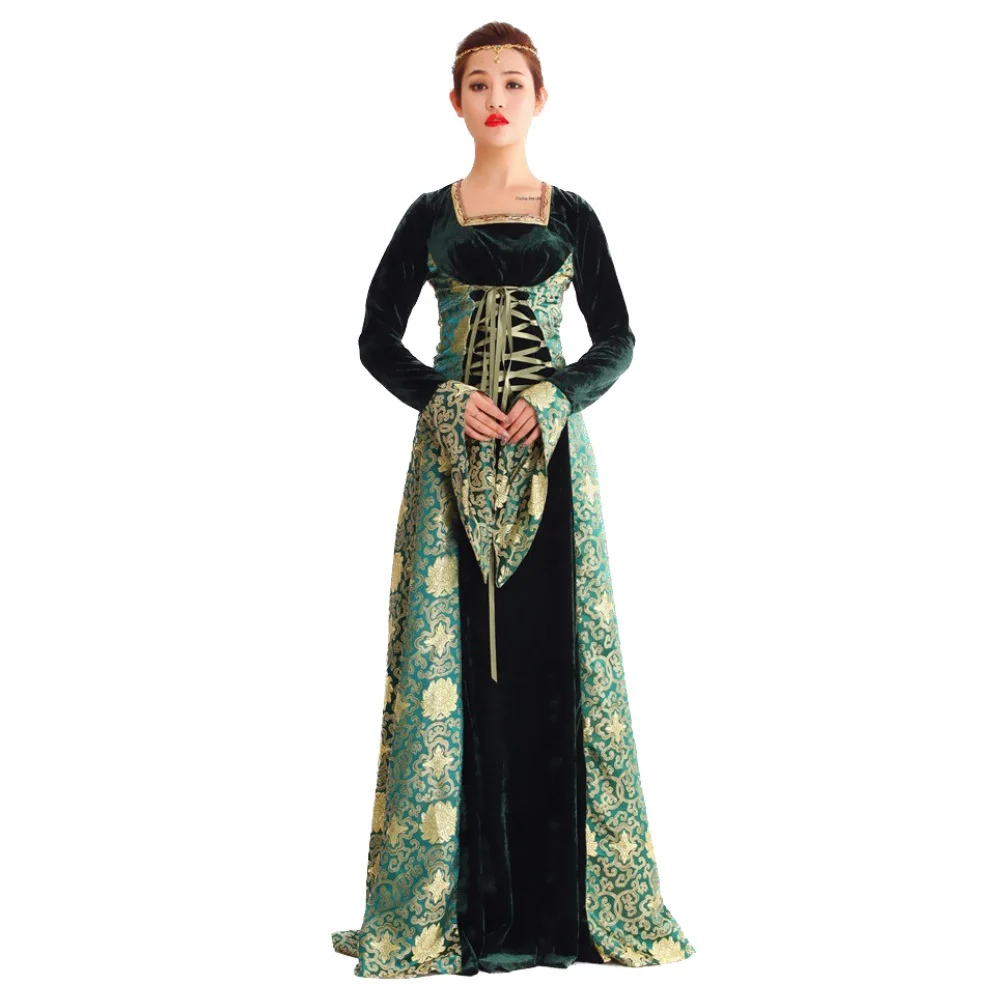

Ele European Sle Court Costume Classical Princ Outfit loween Par Performance Dr Chinese Traditional Ethnic Wear